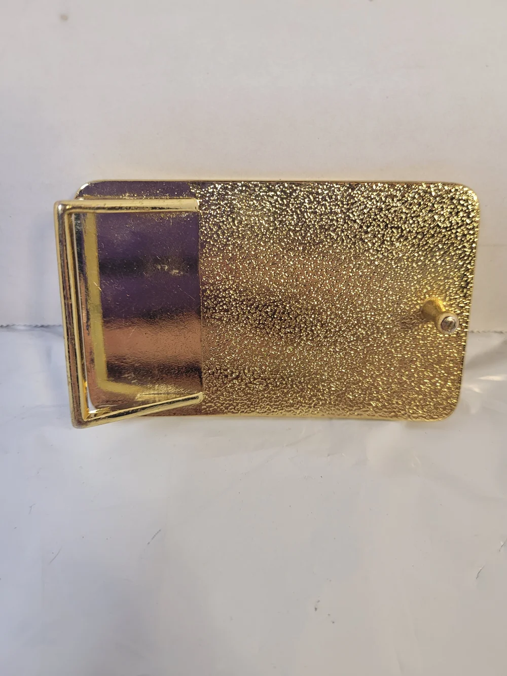 Vintage Y2K Guess Gold Tone Belt Buckle (D)